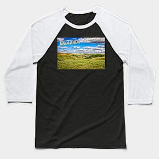 North Dakota Badlands Baseball T-Shirt